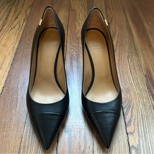 Tory Burch heels, 7.5US, run small, never warn